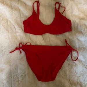 Red bikini
